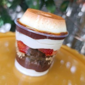 imagem do produto Copudim Duo com morangos