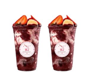 imagem do produto 2 Açaí + Leite condensado, Morango e banana