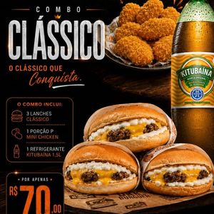 imagem do produto 3 Clássico DK + 1 Porção de Tekitos P + 1 Kitubaina de 1,5