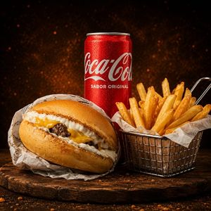imagem do produto 1 Clássico Dk + Fritas + Coca Lata