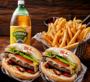 imagem do produto 2 Baguncinha Caseiro + Kitubaina 1,5 + Batata Frita P