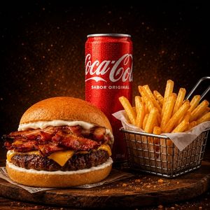 imagem do produto 1 Bacon Classic + Fritas + Coca Lata