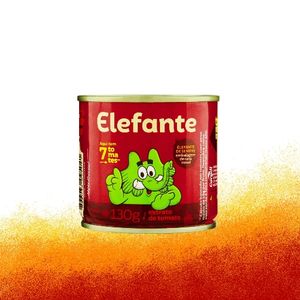 imagem do produto Lata Extrato Tomate Elefante 130g