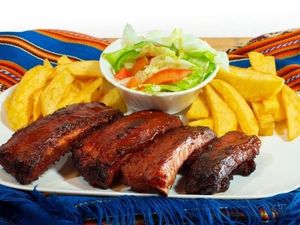 imagem do produto Costelinha suína com fritas