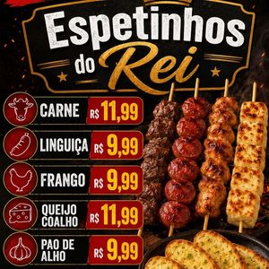 imagem do produto Espetinho de pão de alho