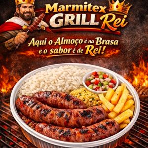 imagem do produto Marmitex Linguiça toscana na brasa Tamanho Pequena 350g
