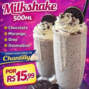imagem do produto Milkshake Chocolate 500ml