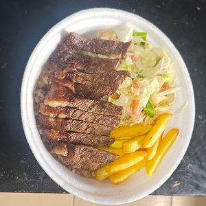 imagem do produto Contra filé assado na brasa tamanho P 350g