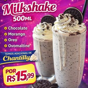 imagem do produto Milkshake Óreo 500ml