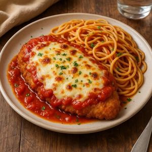 imagem do produto Espaguete de carne à parmegiana