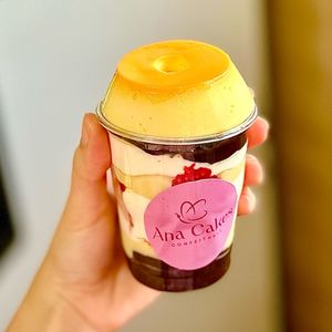 imagem do produto Copo com Pudim Morango