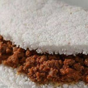 imagem do produto tapioca recheada com carne moída 😋