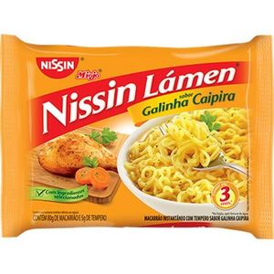 imagem do produto Macarrão Instantâneo Nissin Miojo Galinha Caipira Embalagem 85g