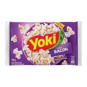 imagem do produto Pipoca de Microondas Yoki Bacon 100g