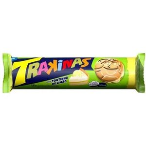 imagem do produto Biscoito Recheado Sabor Limão Trakinas 126g