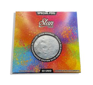 imagem do produto Alumínio para Narguilé Stan Hookah Alto Relevo 15x15cm