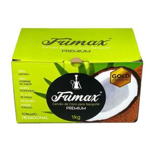 imagem do produto Carvão de Coco para Narguilé Fumax 1kg