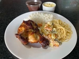 imagem do produto Refeição de Frango Assado na Brasa(coxa s/coxa).