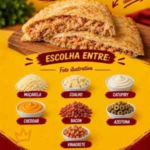 imagem do produto Frango com acompanhamento (15cm)
