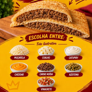imagem do produto Carne moída com acompanhamento (15cm)