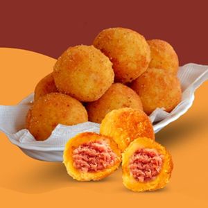 imagem do produto Mini Bolinha de Queijo com Presunto - Frito