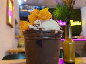 imagem do produto Açaí com Ninho, Trufado de Creme de Avelã, Leite em Pó, Fruta