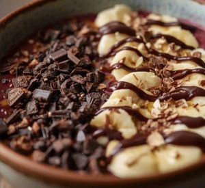 imagem do produto Creme de Açaí com Banana e Chocolate Caribé 550ml