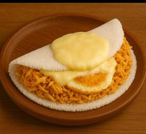 imagem do produto Tapioca com Frango, Catupiry, Queijo e Ovo