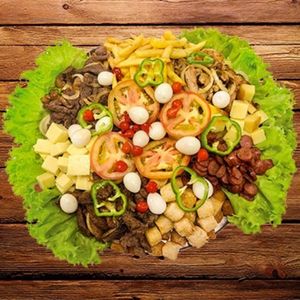 imagem do produto Trio mix (FRANGO, CALABRESA E BATATA FRITA)