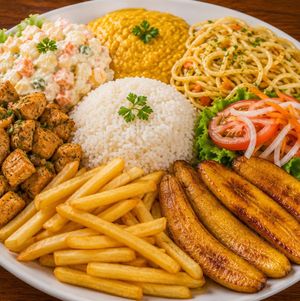 imagem do produto Frango com banana frita
