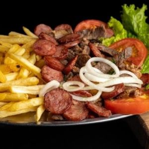 imagem do produto Trio mix (CARNE, CALABRESA E BATATA FRITA)
