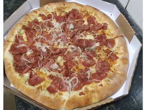 imagem do produto 1 pizza frango 1- pizza toscana+Guaraná 1/5, maionese caseira