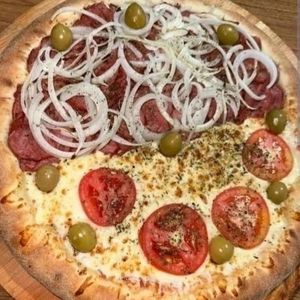 imagem do produto 1/2 marguerita 1/2 toscana+maionese caseira