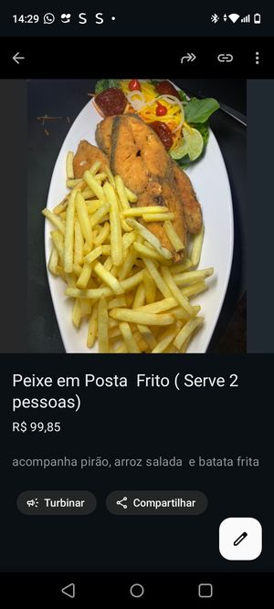 imagem do produto Peixe Em Posta Petisco 