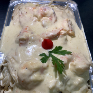 imagem do produto  Camarão aos 5 queijos COM MACARRÃO 