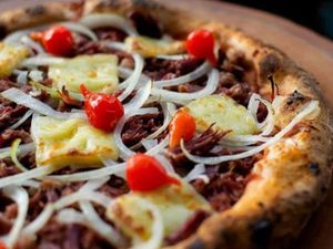 imagem do produto Pizza sertaneja (carne seca/queijo coalho)8 fatias