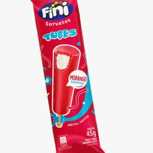 imagem do produto Picolé FINI TUBES MORANGO