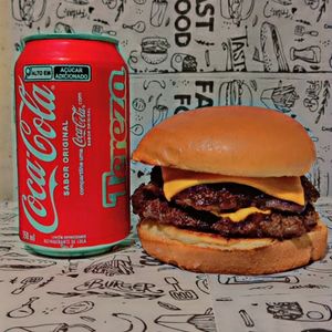 imagem do produto Simples duplo + coca lata 