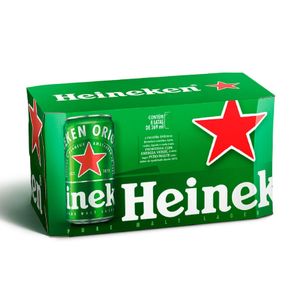 imagem do produto Cerveja Heineken Lata 269ml Pack 8 Unidades