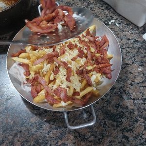 imagem do produto Fritas com Bacon e queijo 