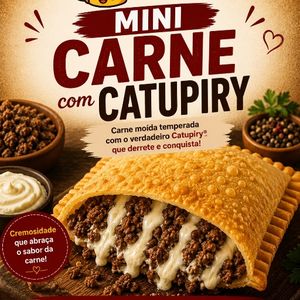 imagem do produto Mini Carne com catupiry 