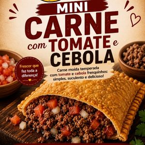 imagem do produto Mini Carne com tomate e cebola