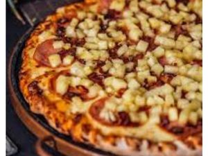 imagem do produto Pizza De Lombinho Com Calda De Abacaxi Grande 35cm 8 Fatias