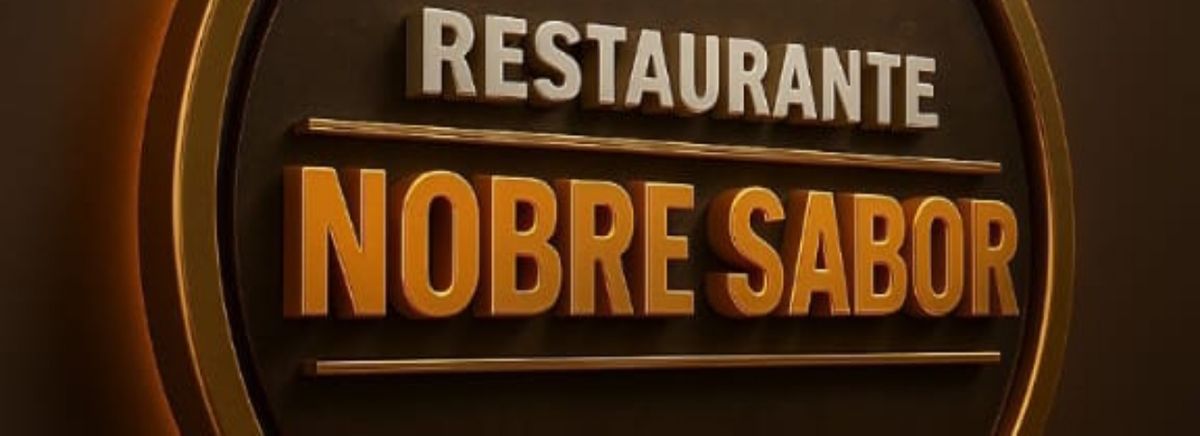 Restaurante e pizzaria Nobre sabor. logo