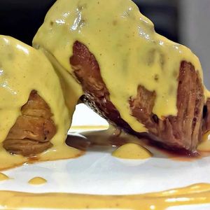 imagem do produto Medalhão de mignon ao molho mostarda.