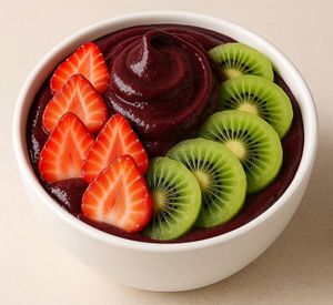 imagem do produto Açaí com Morango e Kiwi - 350ml