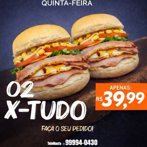 imagem do produto Combo 2x X-Tudo