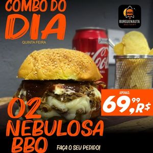 imagem do produto COMBO 2 HAMBÚRGUERES NUBULOSA BBQ