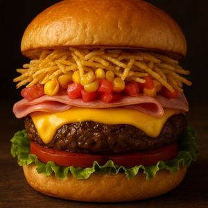 imagem do produto Hambúrguer retrô 