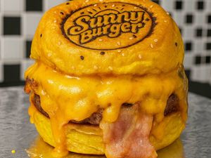 imagem do produto Hambúrguer Sunny Cheddar Melt + Batata Frita